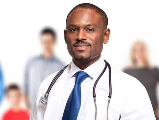Portrait of a clinician wearing a stethoscope